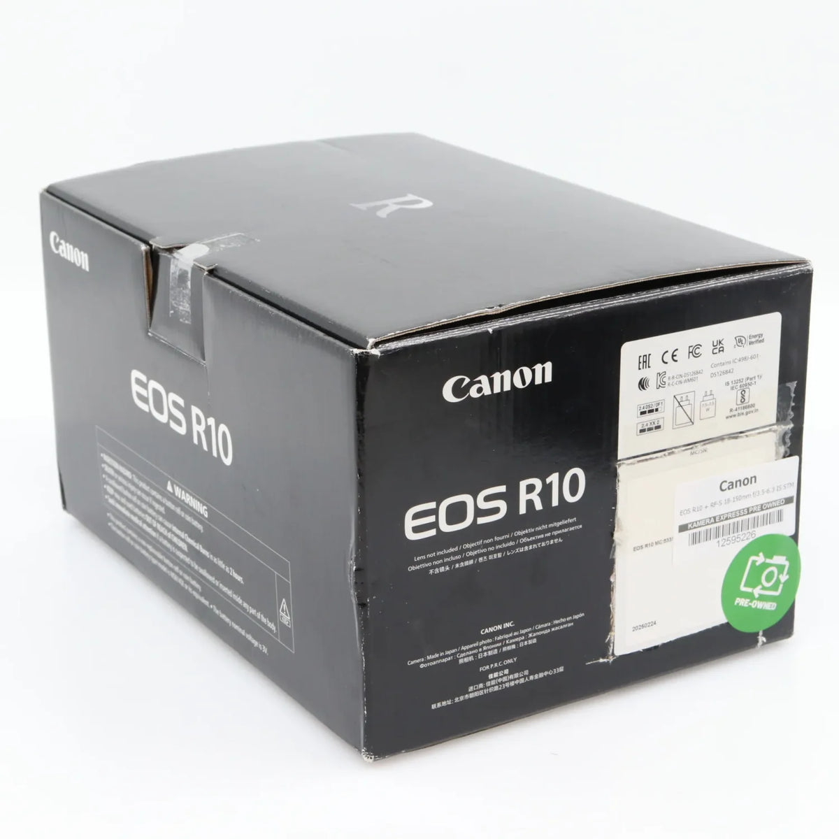 Canon EOS R10 + RF-S 18-150mm f/3.5-6.3 IS STM occasion