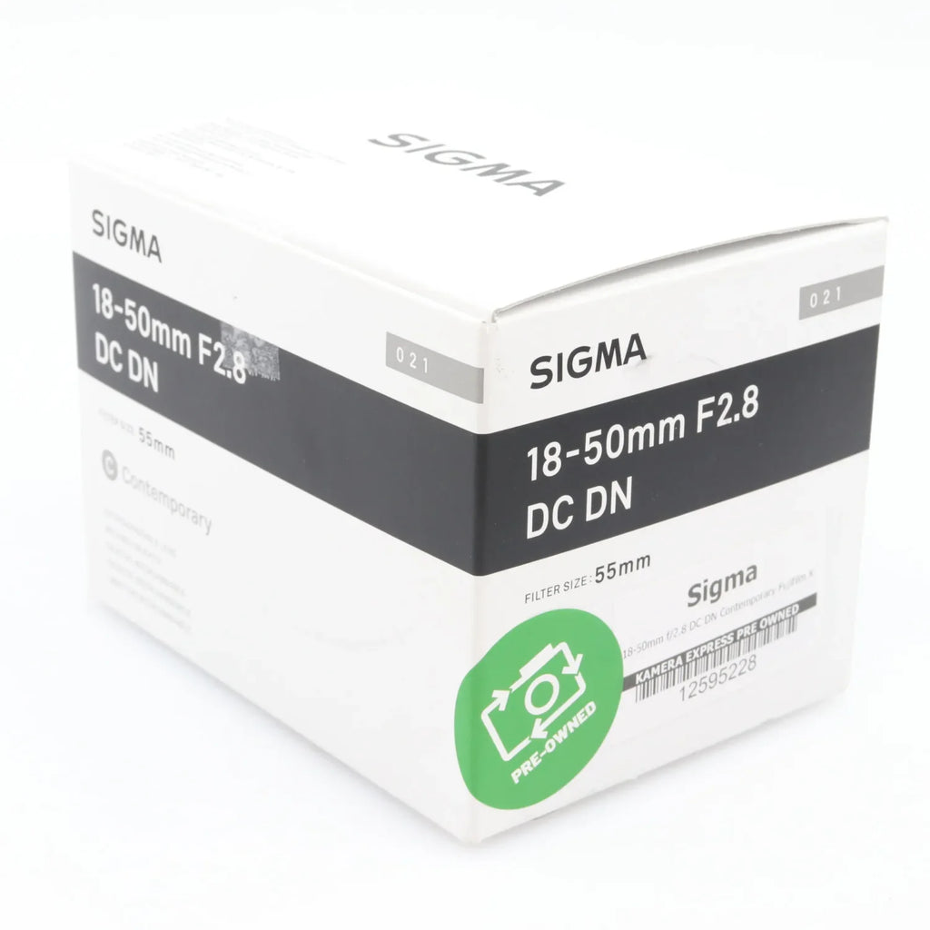 Sigma 18-50mm f/2.8 DC DN Contemporary Fujifilm X occasion