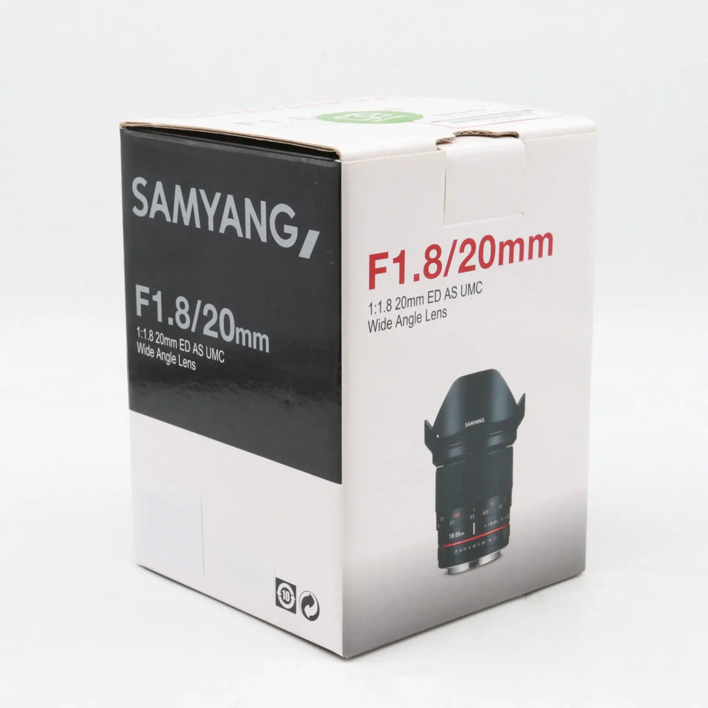 Samyang 20mm f/1.8 ED AS UMC Canon EF-M used