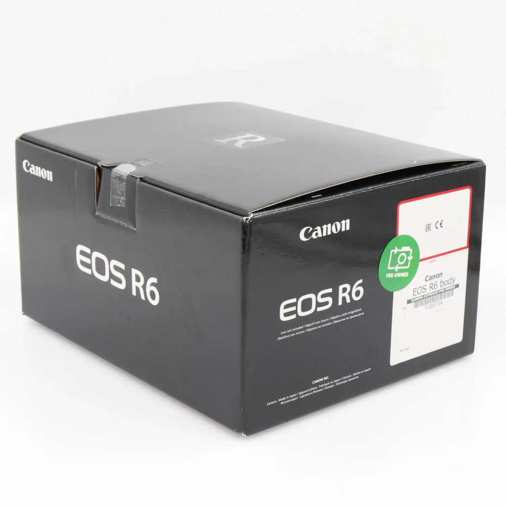 Canon EOS R6 body used