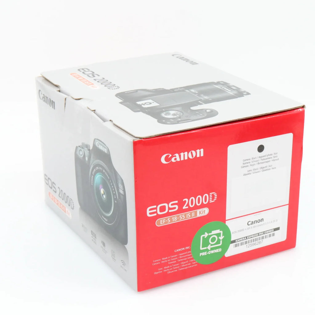 Canon EOS 2000D + EF-S 18-55mm f/3.5-5.6 IS II tweedehands