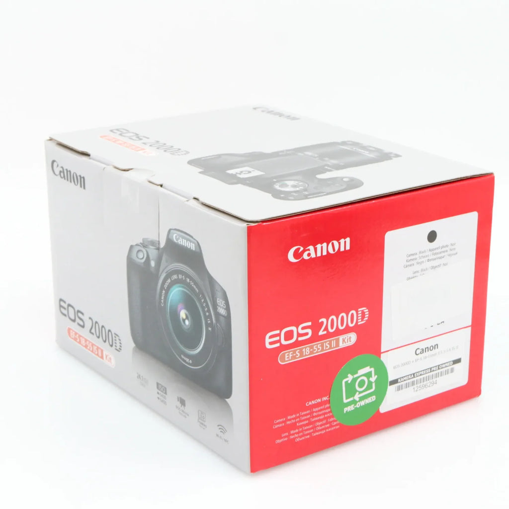Canon EOS 2000D + EF-S 18-55mm f/3.5-5.6 IS II tweedehands