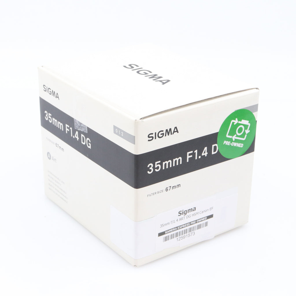 Sigma 35mm f/1.4 ART DG HSM Canon EF usato
