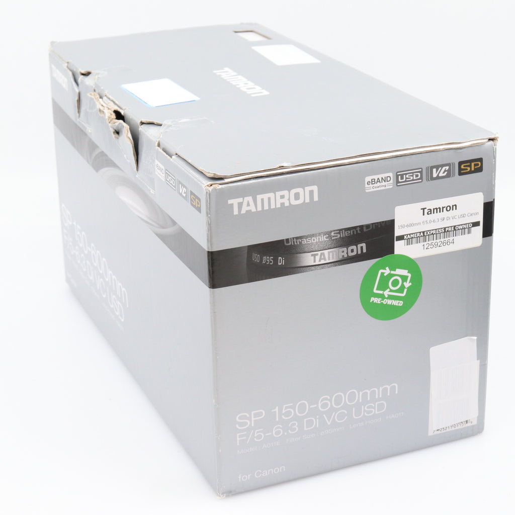 Tamron 150-600mm f/5.0-6.3 SP Di VC USD Canon tweedehands