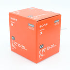 Sony E 10-20mm f/4.0 G PZ