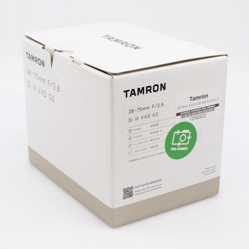 Tamron 28-75mm f/2.8 Di III VXD G2 Nikon Z tweedehands