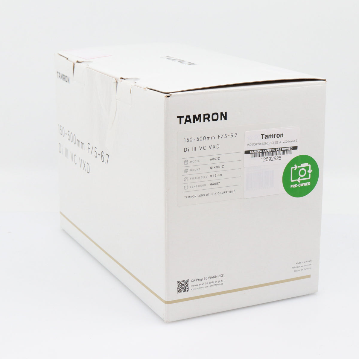 Tamron 150-500mm f/5-6.7 Di III VC VXD Nikon Z occasion