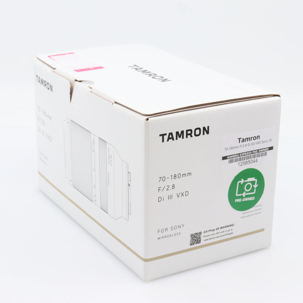 Tamron 70-180mm F/2.8 Di III VXD Sony FE occasion