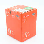 Sony E 35mm f/1.8 OSS used